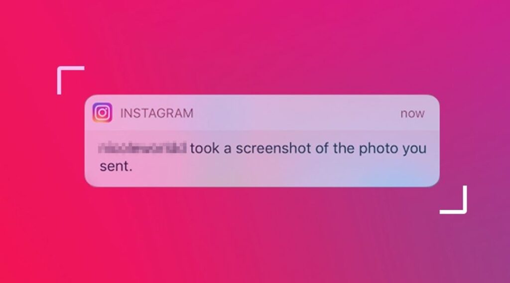 Notifikasi Seseorang Mengambil Screenshot Dari Dm Instagram