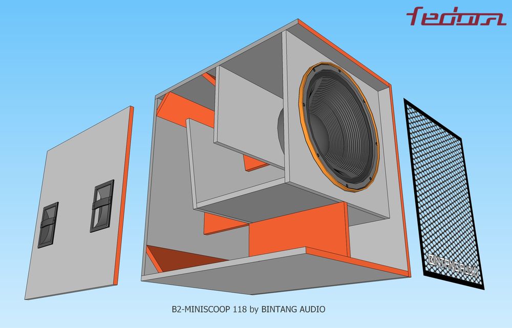 Skema Box Dari Samping B2 Mini Scoop 18 Inch
