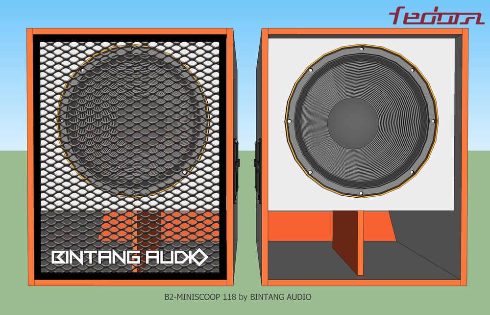 Tampak Depan Skema Box Mini Scoop 18