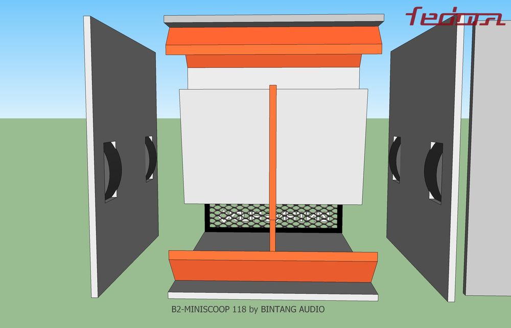 Tampak Belakang Full Skema Box Mini Scoop 18